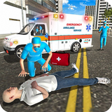Conduite d'ambulance sauvetage icône