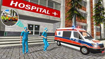 City Ambulance Driving Games স্ক্রিনশট 1