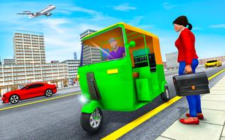 City Rickshaw Tuk Tuk Simulator الملصق