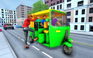 City Rickshaw Tuk Tuk Simulator تصوير الشاشة 1