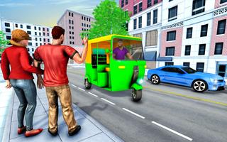 City Rickshaw Tuk Tuk Simulator تصوير الشاشة 2