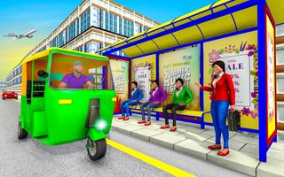 City Rickshaw Tuk Tuk Simulator تصوير الشاشة 3