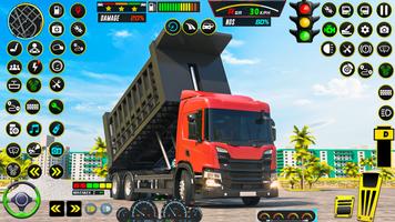Trailer Truck Simulator-Spiel Plakat