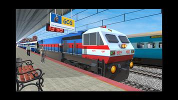 Indian Train Driving Simulator تصوير الشاشة 1