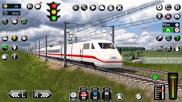 Railway Train Game Simulator Affiche