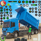 jeux de camionsde camion cargo icône