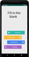 Chinese Fill-in-the-blanks الملصق
