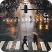 City at Rain Wallpaper HD