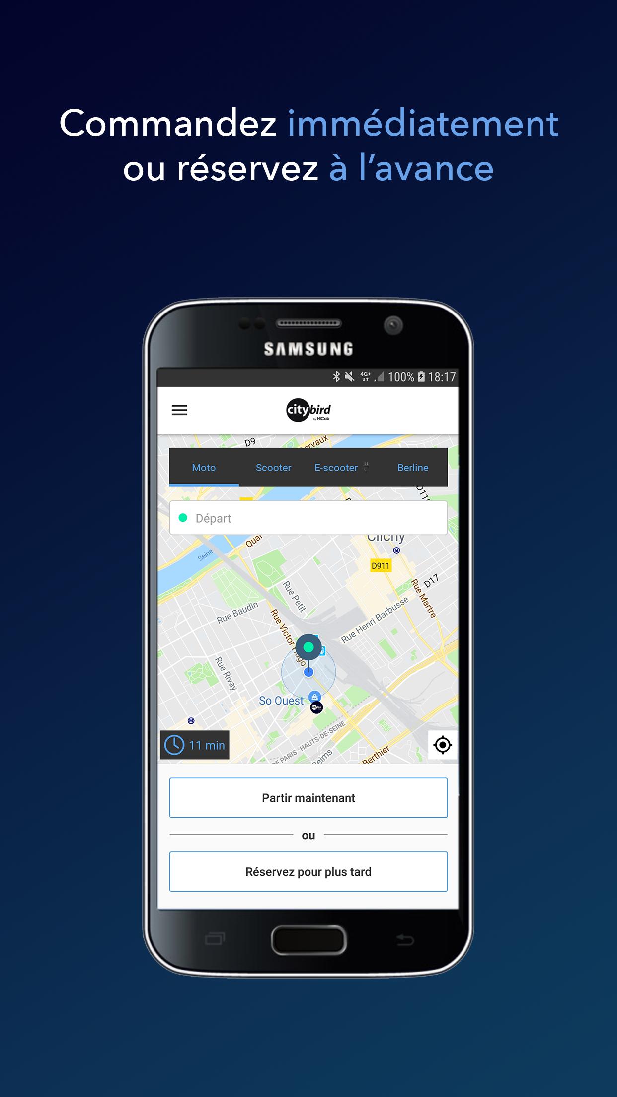 Citybird - Taxi Moto APK voor Android Download