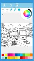 City Bus Coloring Book screenshot 2