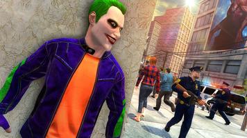 City Gangster Clown Attack تصوير الشاشة 1