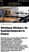 Gastro Zentralschweiz capture d'écran 3