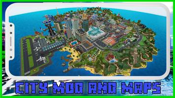 City Maps Minecraft Mod imagem de tela 1
