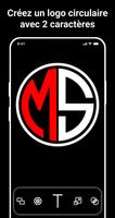 Logo texte circulaire capture d'écran 1