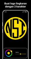 Buat logo teks melingkar poster