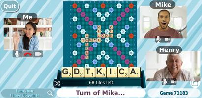 1 Schermata Words & Video Chat - Scrabble