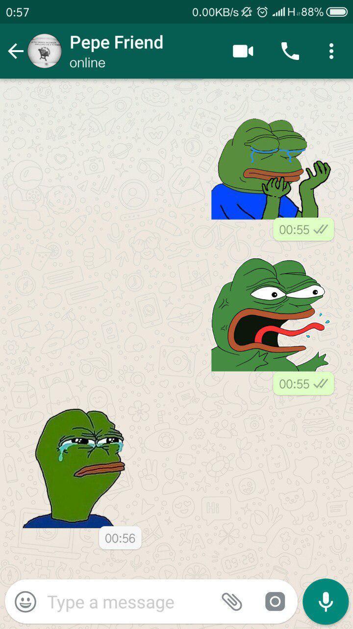 Wastickerapps Pepe The Frog Stickers For Whatsapp For Android
