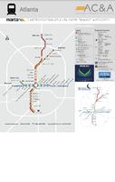 AC&A Transit maps Metro BRT Affiche