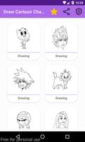 How To Draw Cartoon Characters Plakat