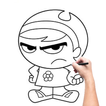 Easy Drawing - How To Draw Cartoon