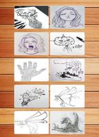 cool sketch drawings penulis hantaran