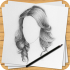 Draw Realistic Hair step by st icon