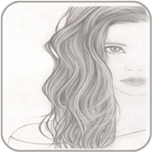 ارسم رسمًا لوجه المرأة أيقونة