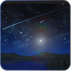 Meteorlar yıldızlı Wallpaper simgesi