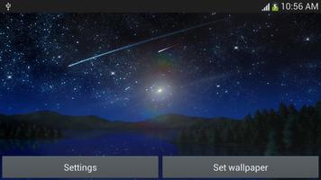 Meteoros estrellas Wallpaper captura de pantalla 3