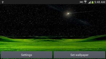 Meteors star night wallpaper 截圖 2