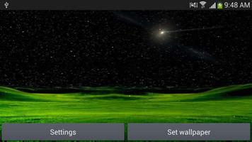 Meteors star night wallpaper screenshot 2