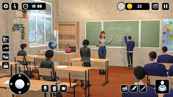 High School Teacher Game 3D poster