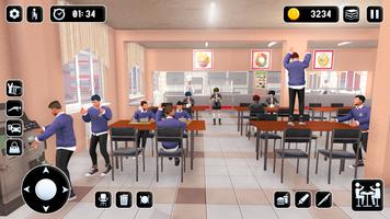 Haut École Professeur Jeux 3D capture d'écran 2