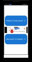 French To Malagasy Dictionary plakat