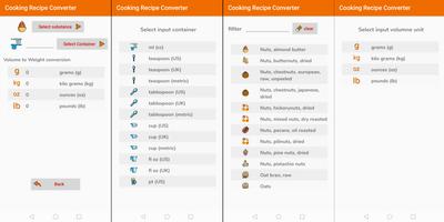 Cooking Recipe Converter capture d'écran 1