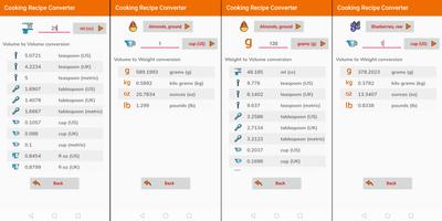 Cooking Recipe Converter capture d'écran 2