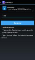 Contacts Generator スクリーンショット 1