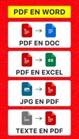 PDF To Word: Convertisseur PDF Affiche