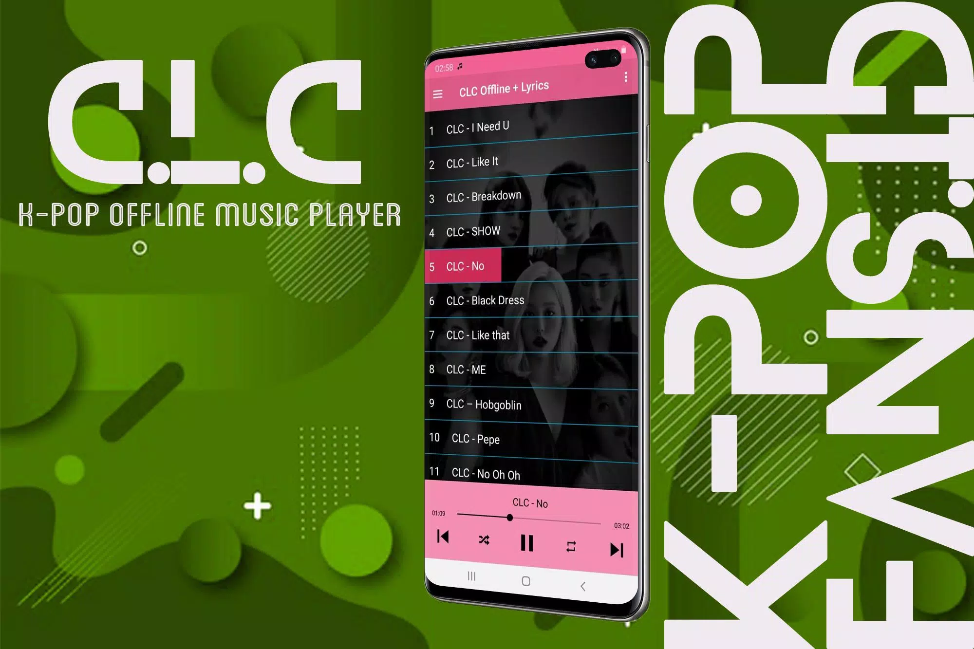CLC Offline Songs-Lyrics K-POP APK for Android Download