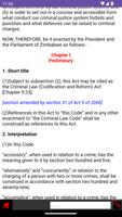 Codification and Reform Act ZW تصوير الشاشة 1