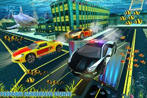 Underwater Flying Car Stunt poster