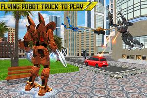 Flying Robot Truck: Real Transforming Plakat