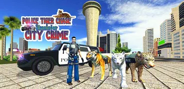 Polizeitiger Spiel Stadt