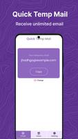 Quick Temp Mail - Temporary الملصق