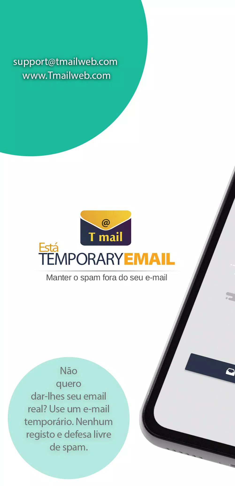 Download do APK de T Mail - E-mail Temporário para Android