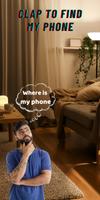Clap to find my phone Plakat