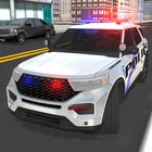 American Police Car Driving-icoon
