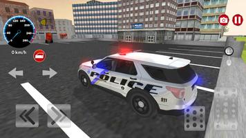 American Police Car Driving پوسٹر