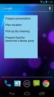 Simple Sticky Note Widget Plus capture d'écran 3