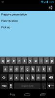 Simple Sticky Note Widget Plus capture d'écran 2